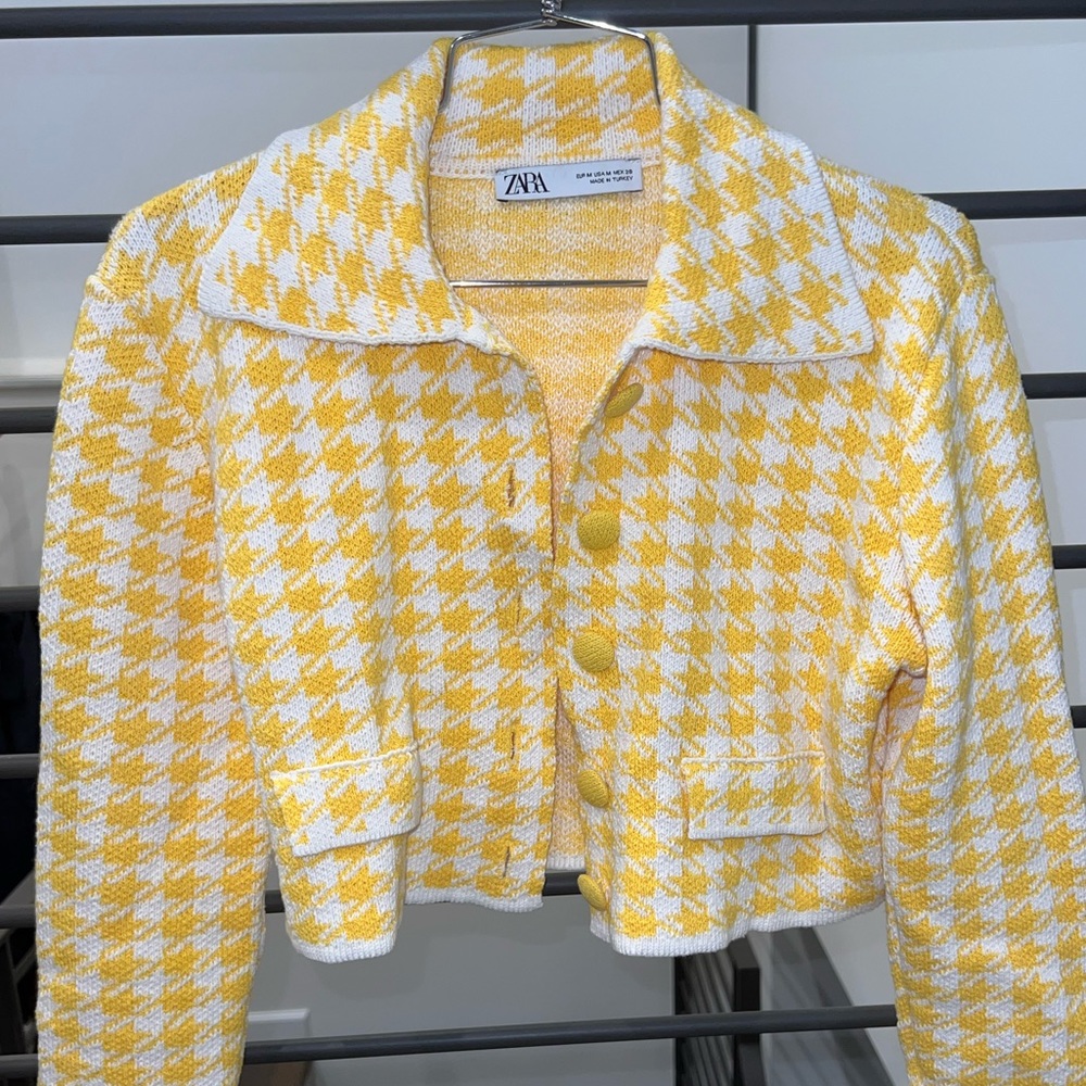 Zara crop jacket, size M